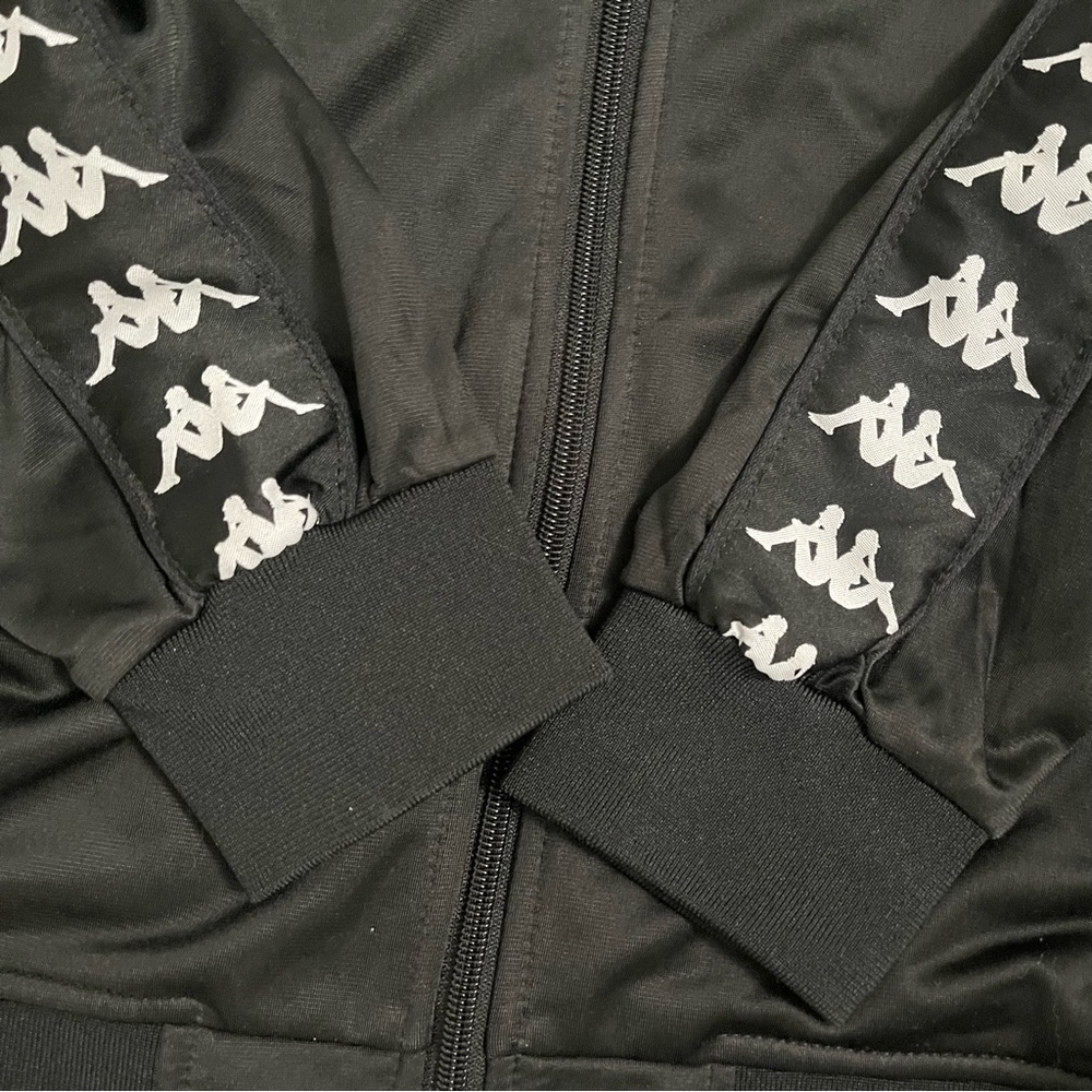Kappa Men's Black Logo Track Jacket - Picture 6 of 13